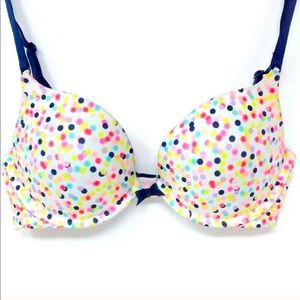 🌺VS Polka Dot Confetti Padded Bra🌺